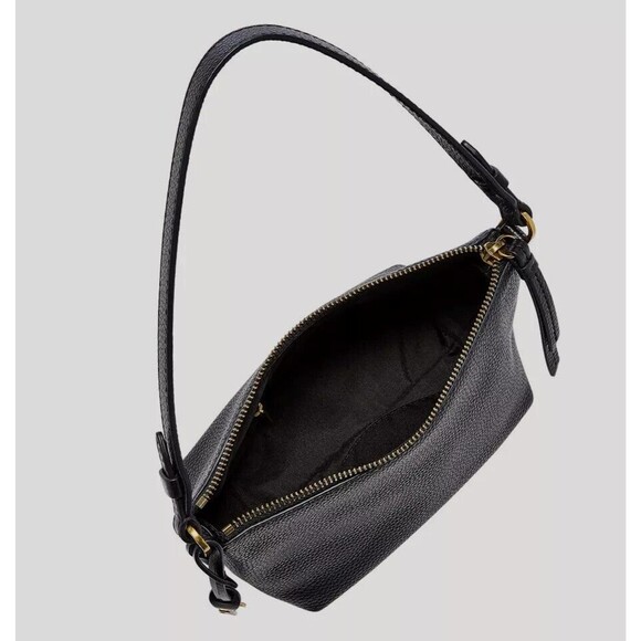 New Fossil Julianna Mini Hobo Leather Black - Picture 3 of 5